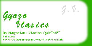 gyozo vlasics business card